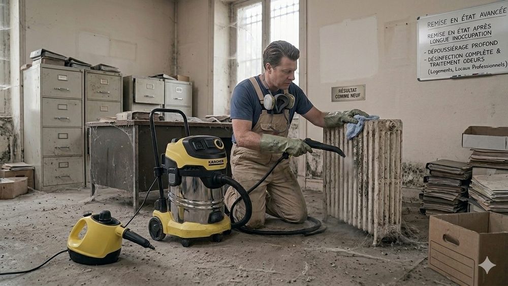 Remise en état avancée et nettoyage profond de locaux — VERTUCLEAN